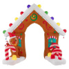 Large Gingerbread  Arch Scene Inflatable